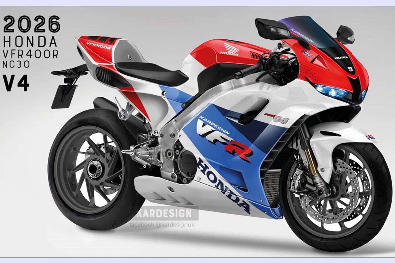 Kardesign crea una reinterpretación actual de las anheladas Honda CBR400RR y VFR400R NC30