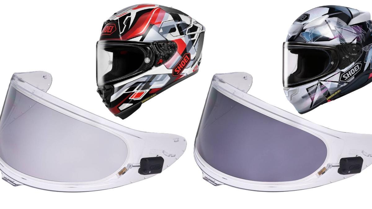 Una nueva visera electrónica que elimina el vaho de tu casco de moto y que también se oscurece a voluntad, a la venta en enero