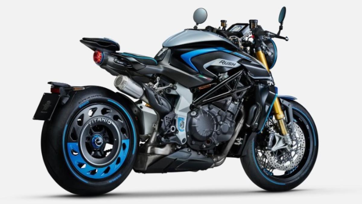 La moto que hará que todos giren la cabeza al pasar y que además es ligera y muy exclusiva, la MV Agusta Rush Titanio