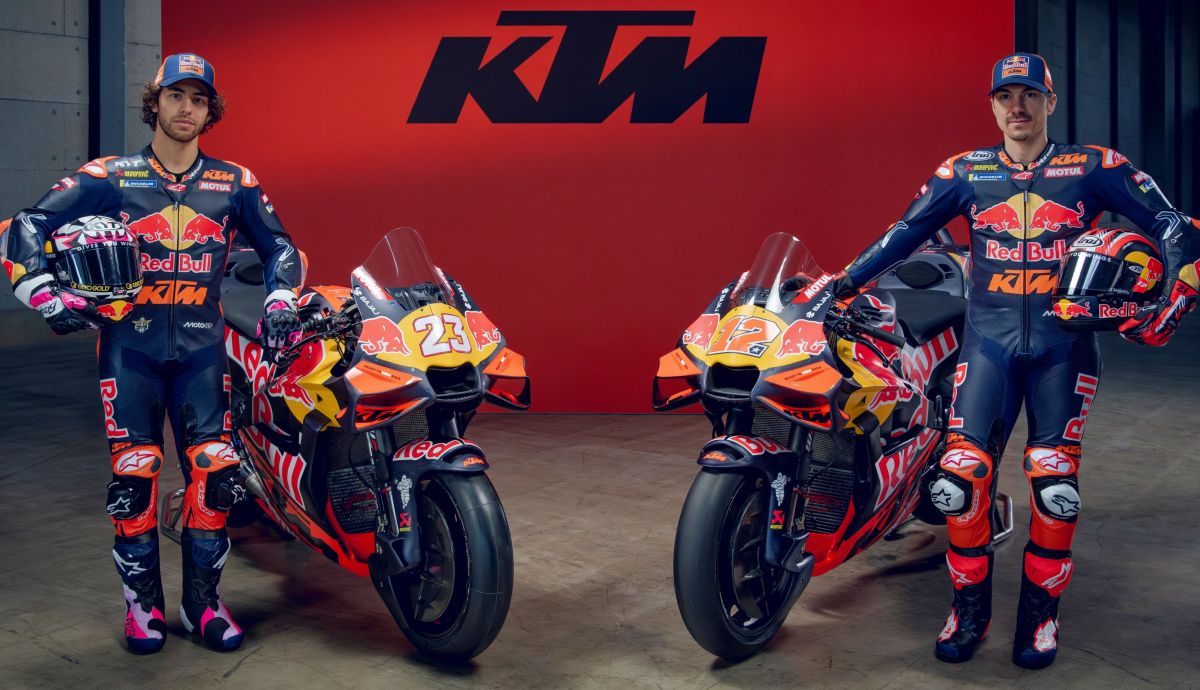 KTM RC16 Red Bull Tech3 MotoGP 2026 Bastianini y Viñales