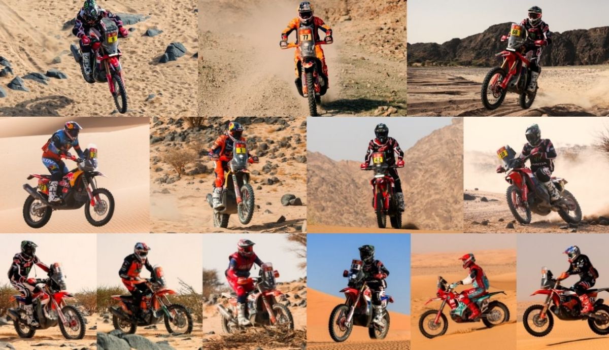 Los 13 nombres propios del Dakar 2026 en moto