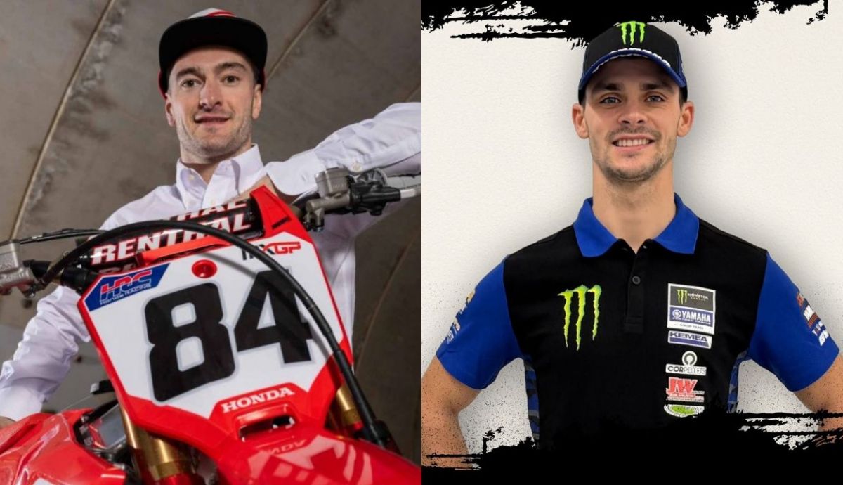 Jeff Herlings a Honda y Tim Gajser a Yamaha