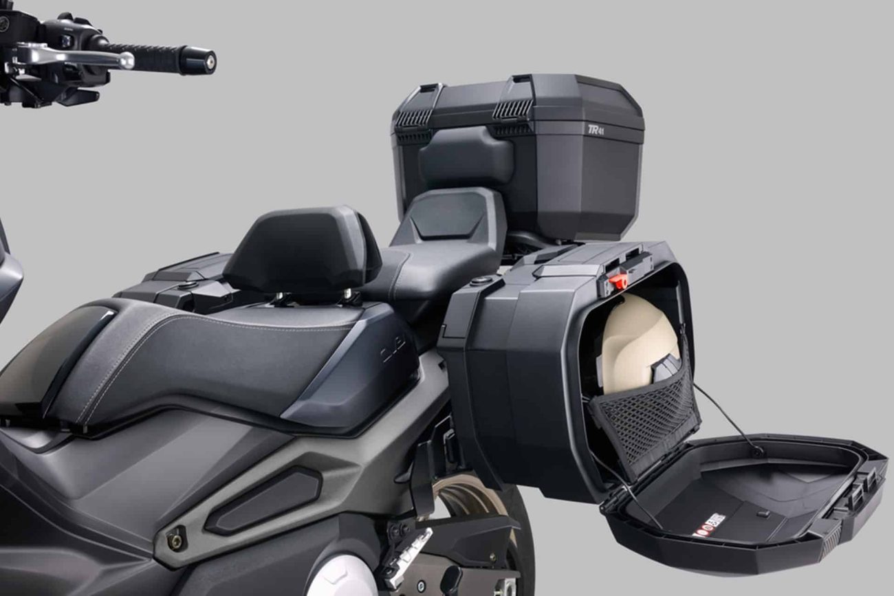 KYMCO amplía la capacidad de carga de su nuevo CV3 575 con una nueva gama de maletas y baúles opcionales