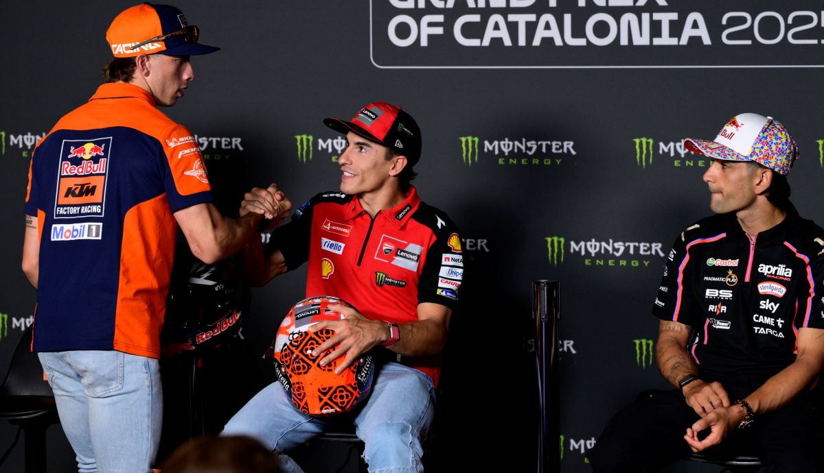 Quartararo y Martín Honda, Álex Aprilia, Marc Ducati