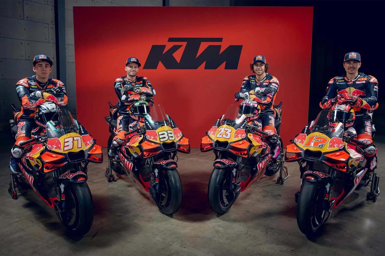 KTM presenta la escuadrilla con la que asaltará MotoGP en 2026