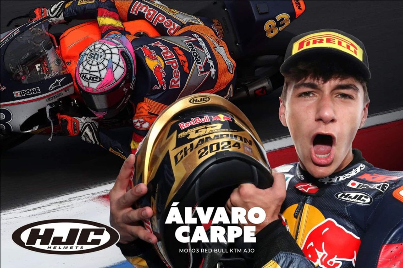 HJC Helmets y Álvaro Carpe unen sus caminos en la alta competición hasta 2027