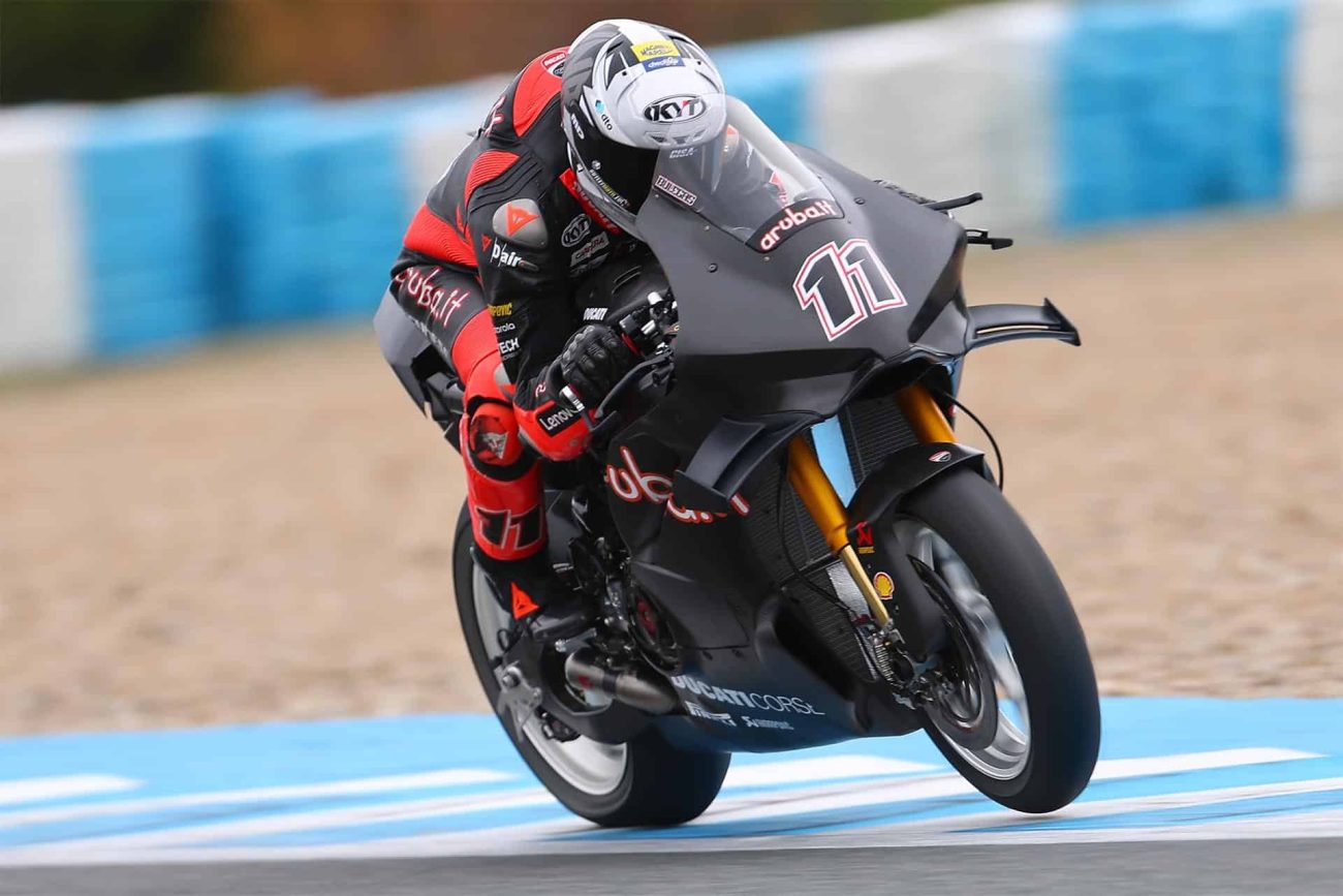 Test Jerez WSBK día 2: la lluvia desaparece y Bulega aparece