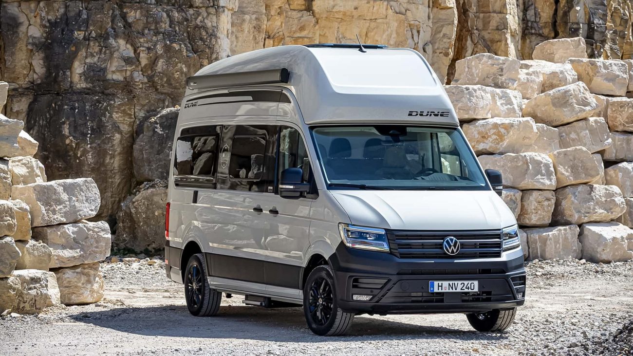 camper especial con diseño desértico