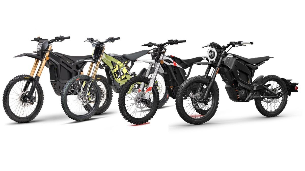 Aquí tienes 4 motos todo terreno para pasárselo en grande en circuito, pepinos offroad eléctricos de cero mantenimiento