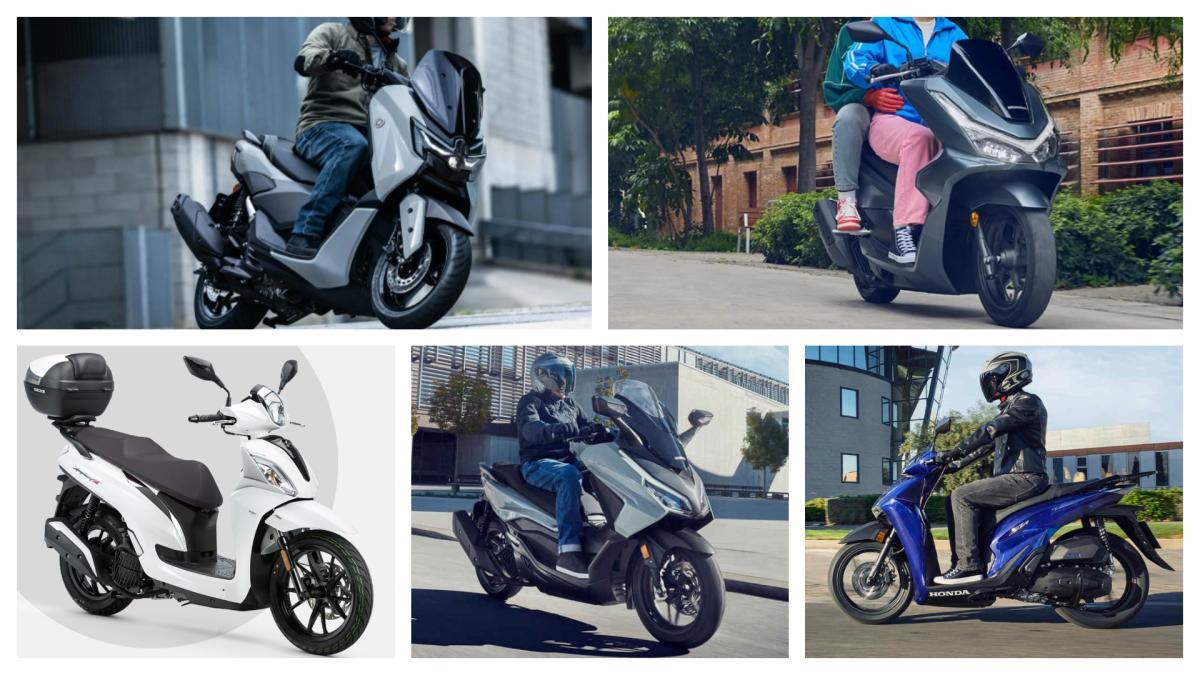 Estos son los 5 scooters para el carnet de coche preferidos por los españoles este enero 2026