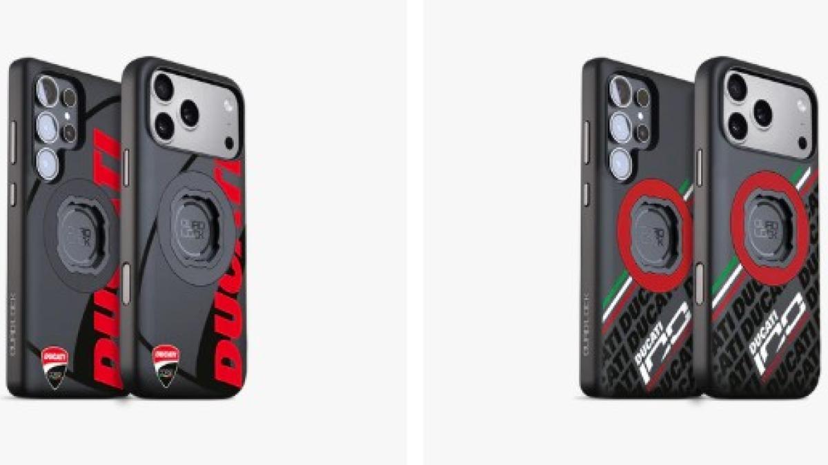 Si tienes una Ducati, necesitas estas fundas para tu móvil