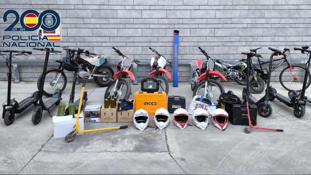 robaron 10 motos en un solo día