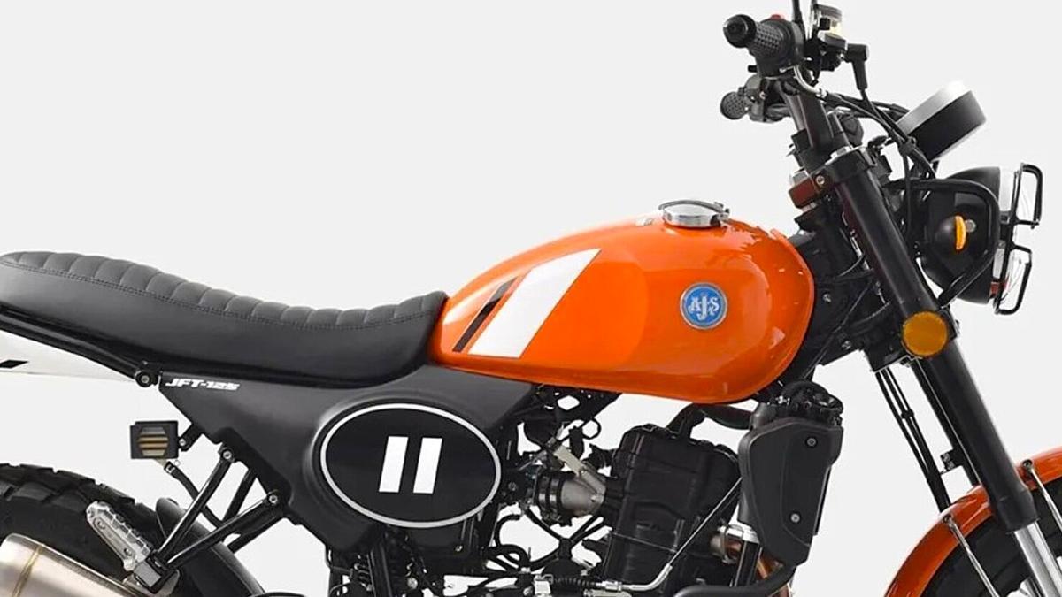 La moto scrambler retro británica para el carnet de coche, idéntica a una moto española