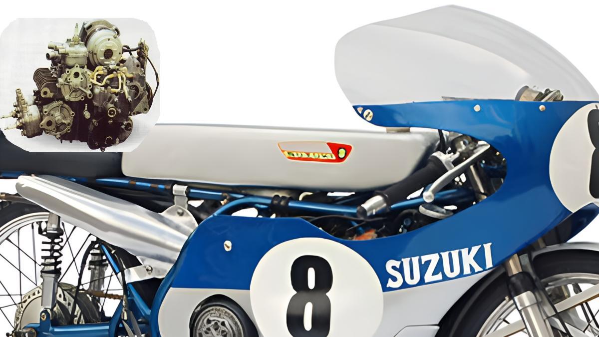 La moto prohibida que hubiese arrasado en competición con su revolucionario motor V3 de 50 c.c., la desconocida Suzuki RP68