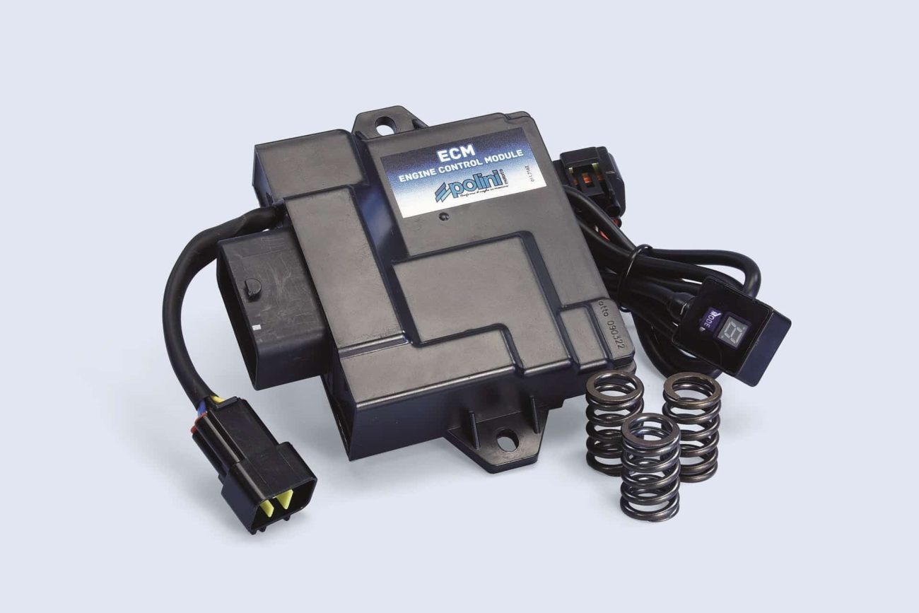 Polini actualiza el ECM para Vespa y Liberty 50 Euro 5 a partir de 2025 con pantalla TFT