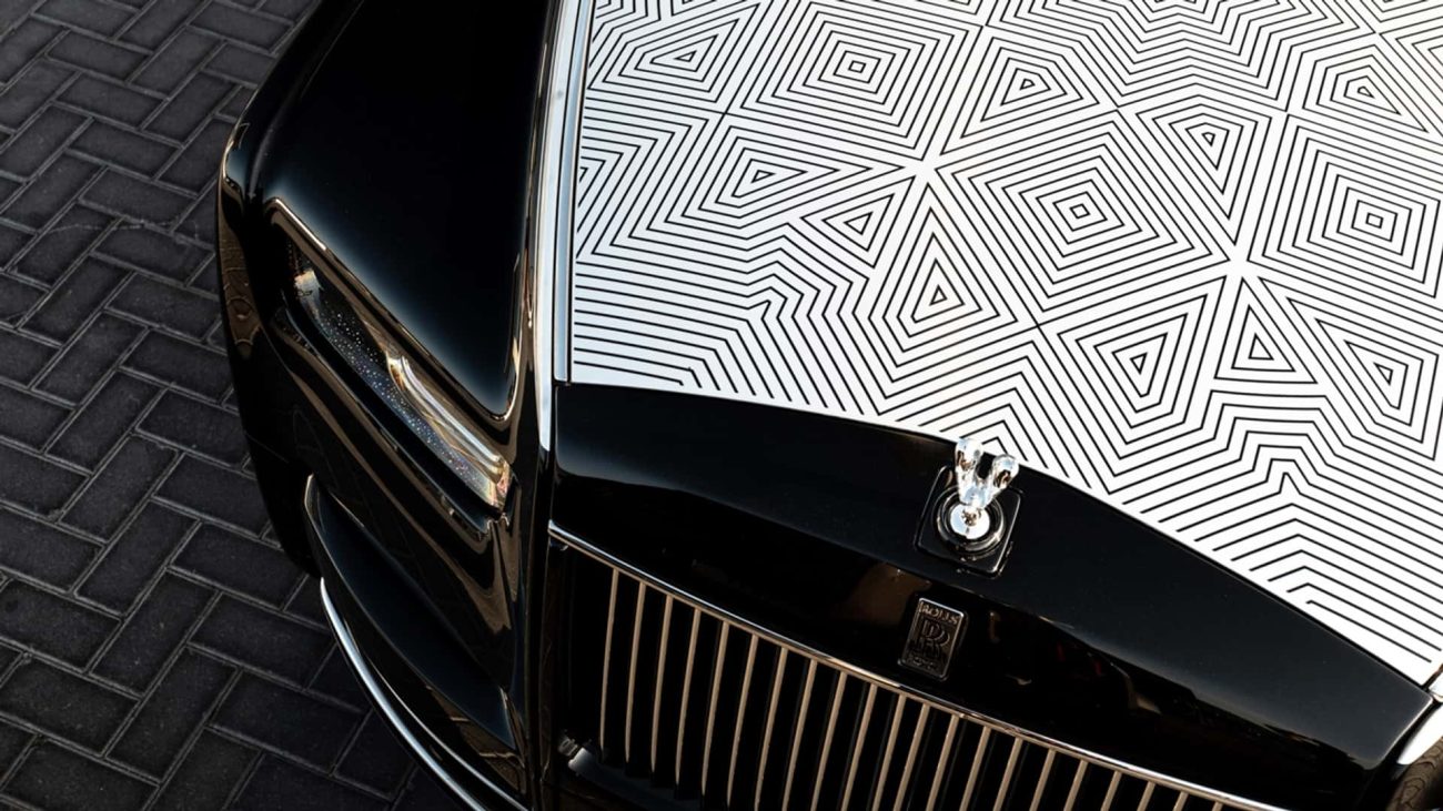 El capó de este Rolls-Royce es realmente increíble