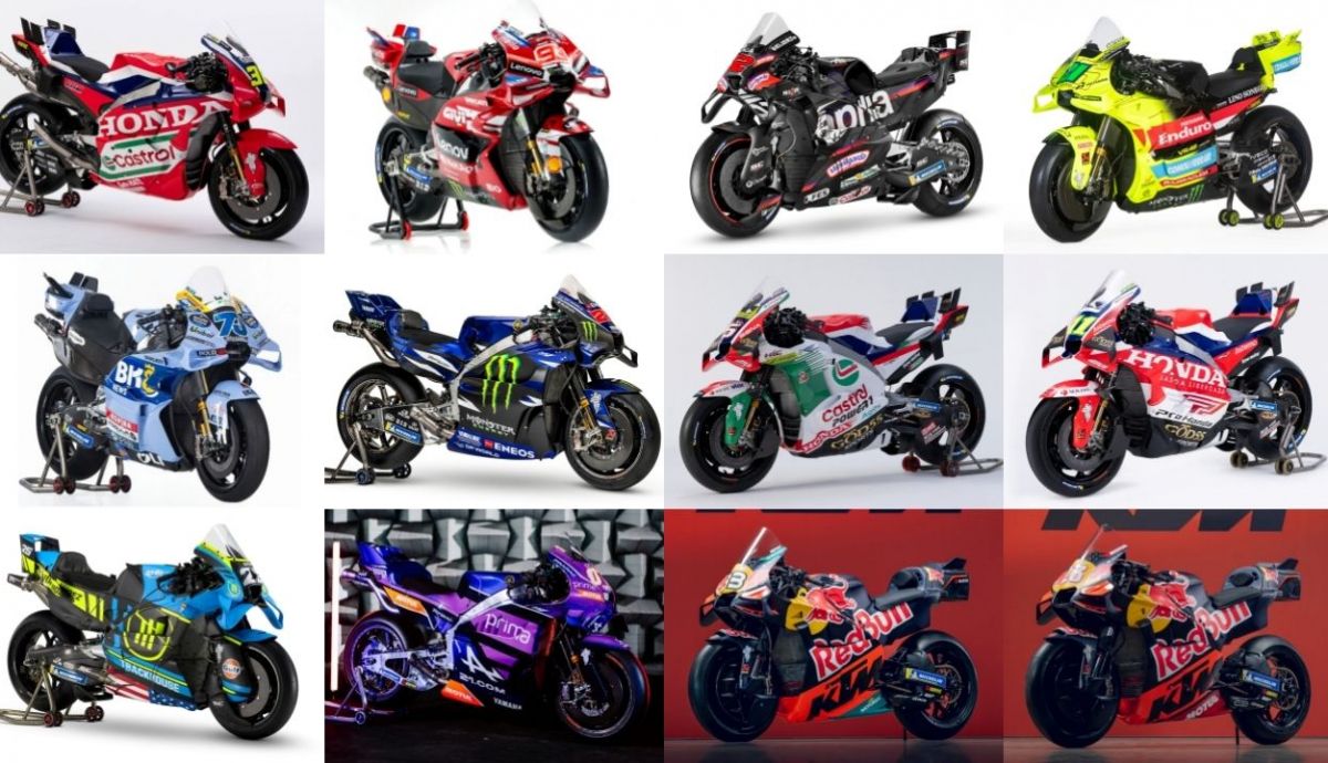 Las motos del Mundial de MotoGP 2026: Ducati, Aprilia, KT...