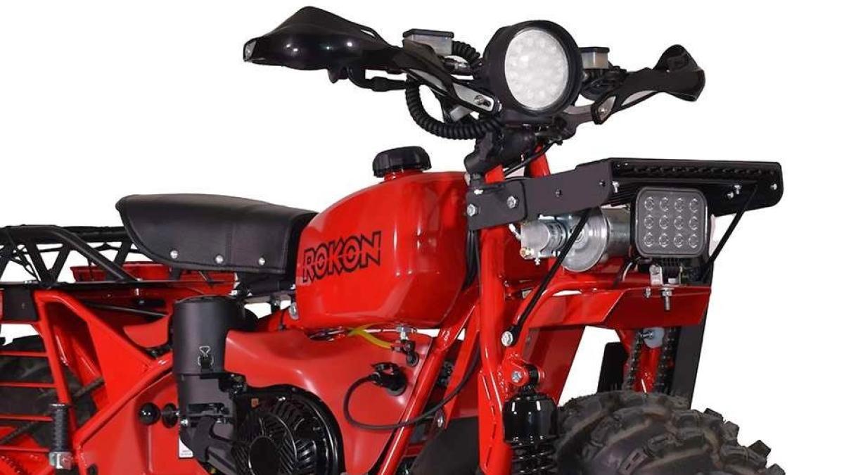 Llega la moto todoterreno yanqui de tracción total para operaciones de rescate en montaña, la Rokon Fire-Ranger