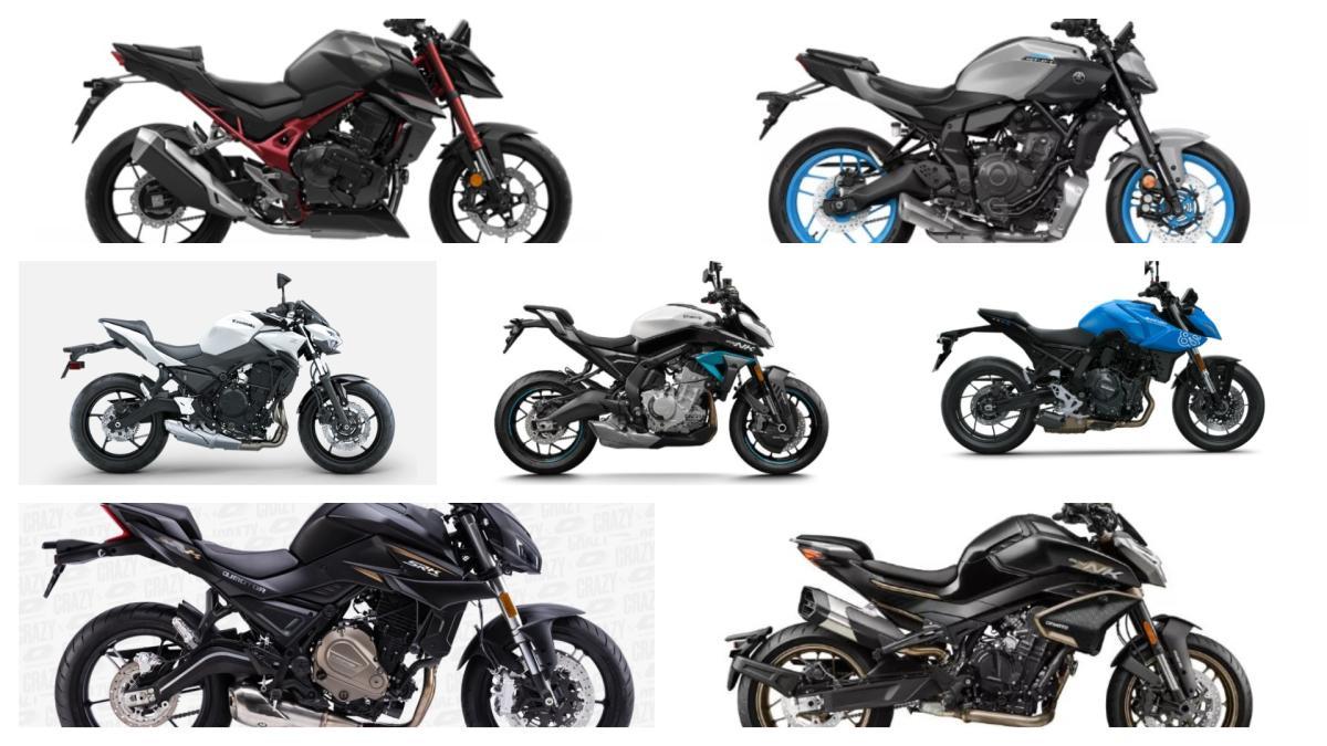 7 naked hasta 95 CV y por menos de 8.000 euros