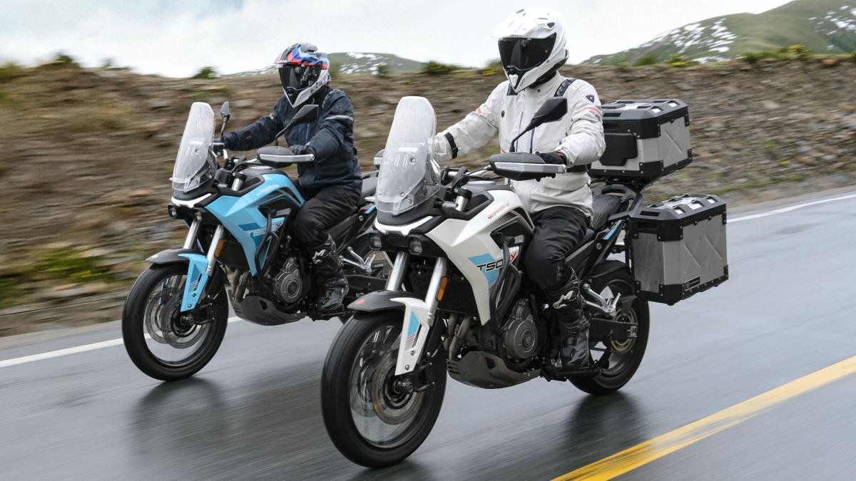 Top case Shad gratis y descuentazo con las motos trail A2 bicilíndricas de Morbidelli, las T352X y T502X