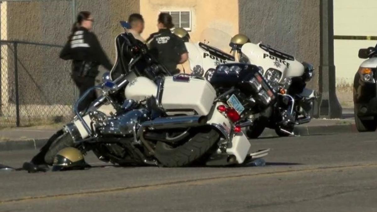 En Las Vegas, los moteros no saben frenar, y eso provoca muchos accidentes