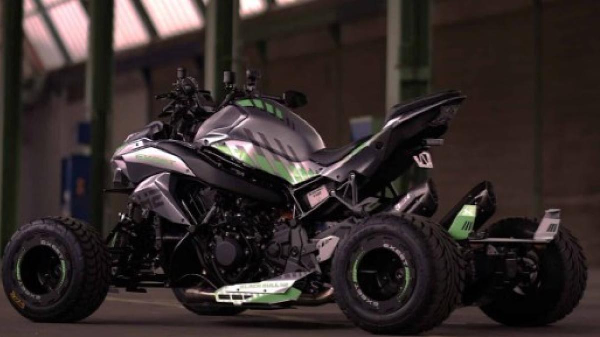 El bestial quad con motor sobrealimentado de 200 CV y que acelera de 0 a 100 en 2,8 s... ¿Exagerado?