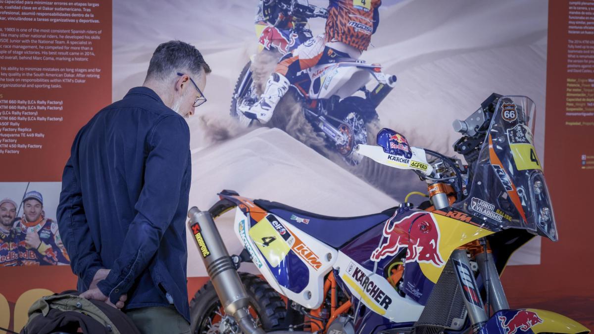 Zaragoza presume de exposición imperdible para los amantes de las motos y el Dakar