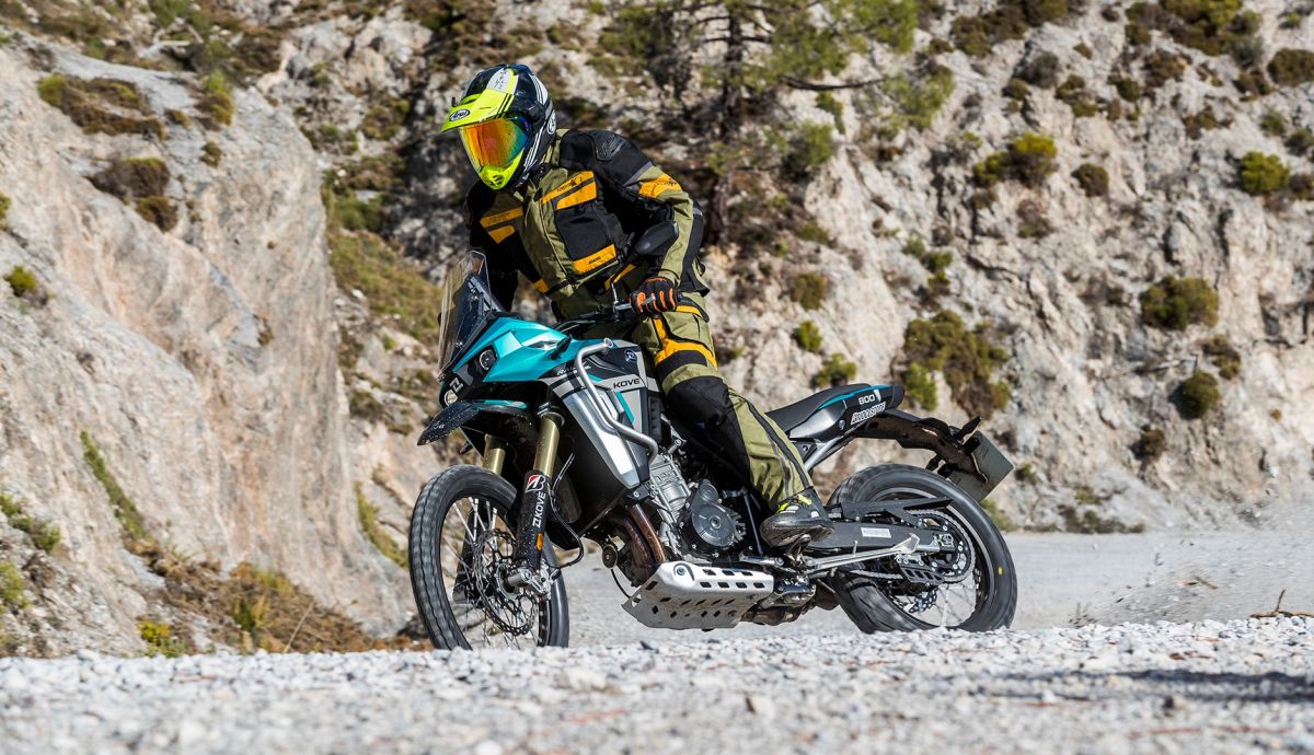 Kove 800 X Rally en el Master Trail Test, una trail que a...