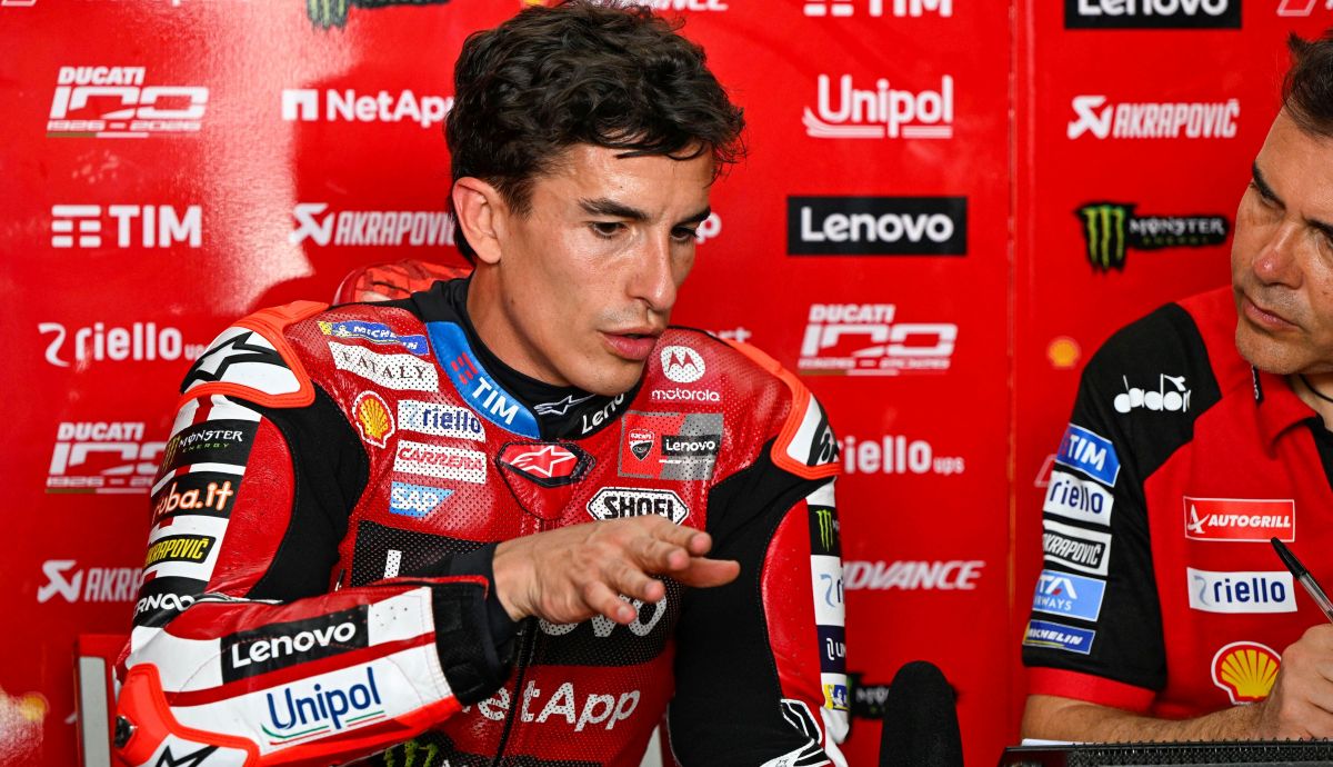 Marc Márquez: "Nos falta velocidad y casi me caigo, la improvisación hoy me ha salido mal"
