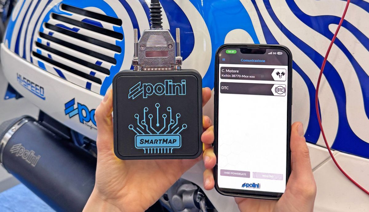 Polini SmartMap, sistema de reprogramación para scooters