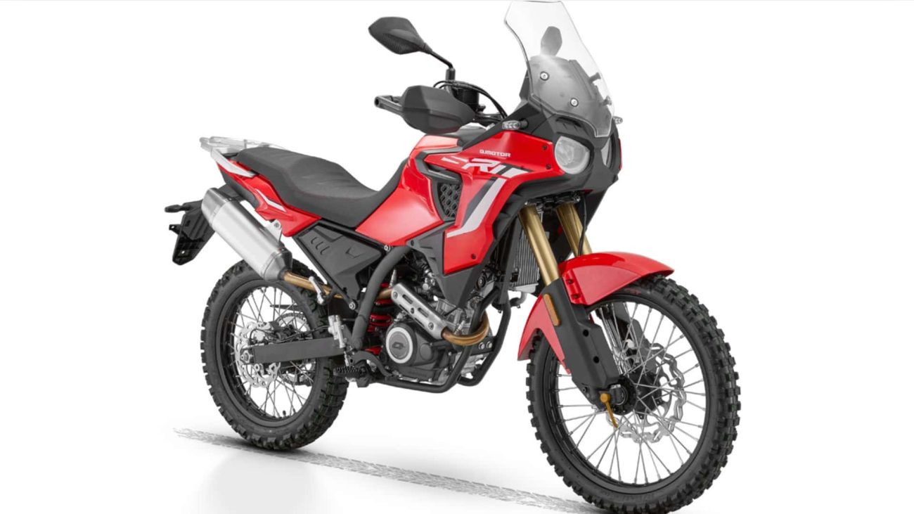Esta moto ADV apta para principiantes es china y será asequible
