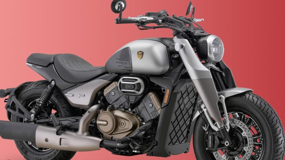 QJ Motor está preparando una moto cruiser con motor V4 de gran cilindrada que deberíamos ver este año