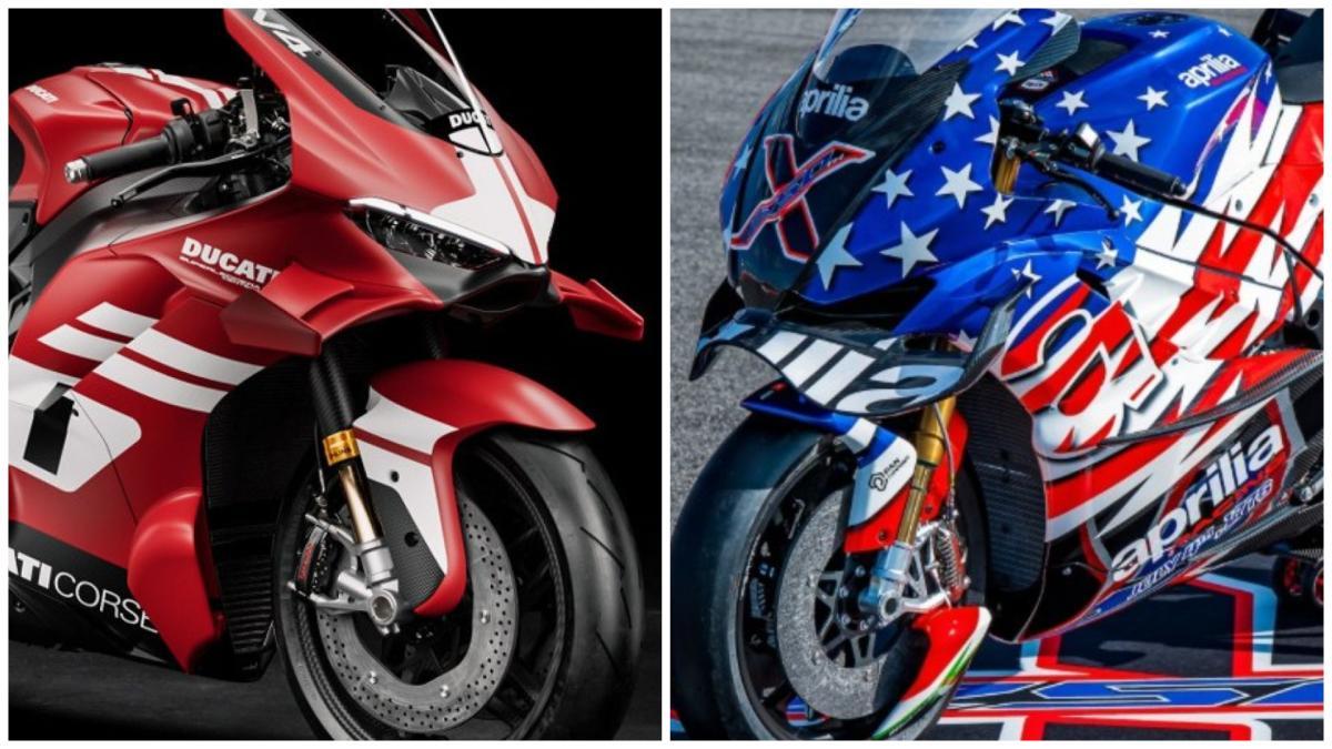 así son la Ducati Panigale V4 Superleggera Centenario y la Aprilia X 250TH