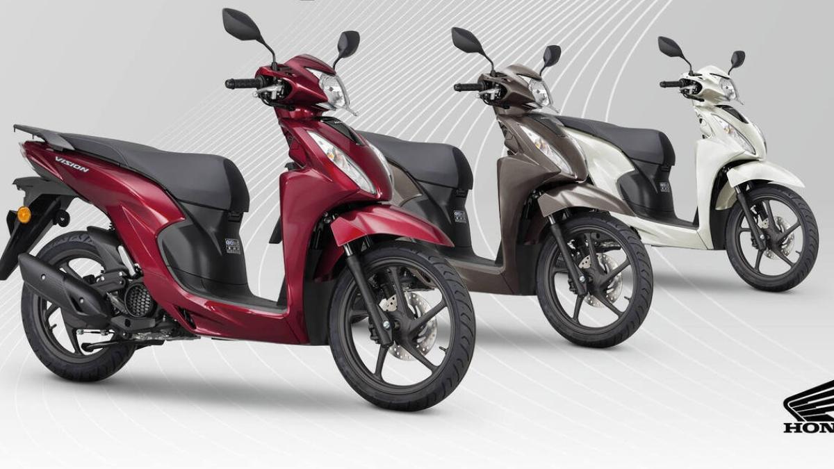 Honda ofrece nuevos acabados para su Vision 110, el scooter de ‘ruedas altas’ asequible para el carné de coche
