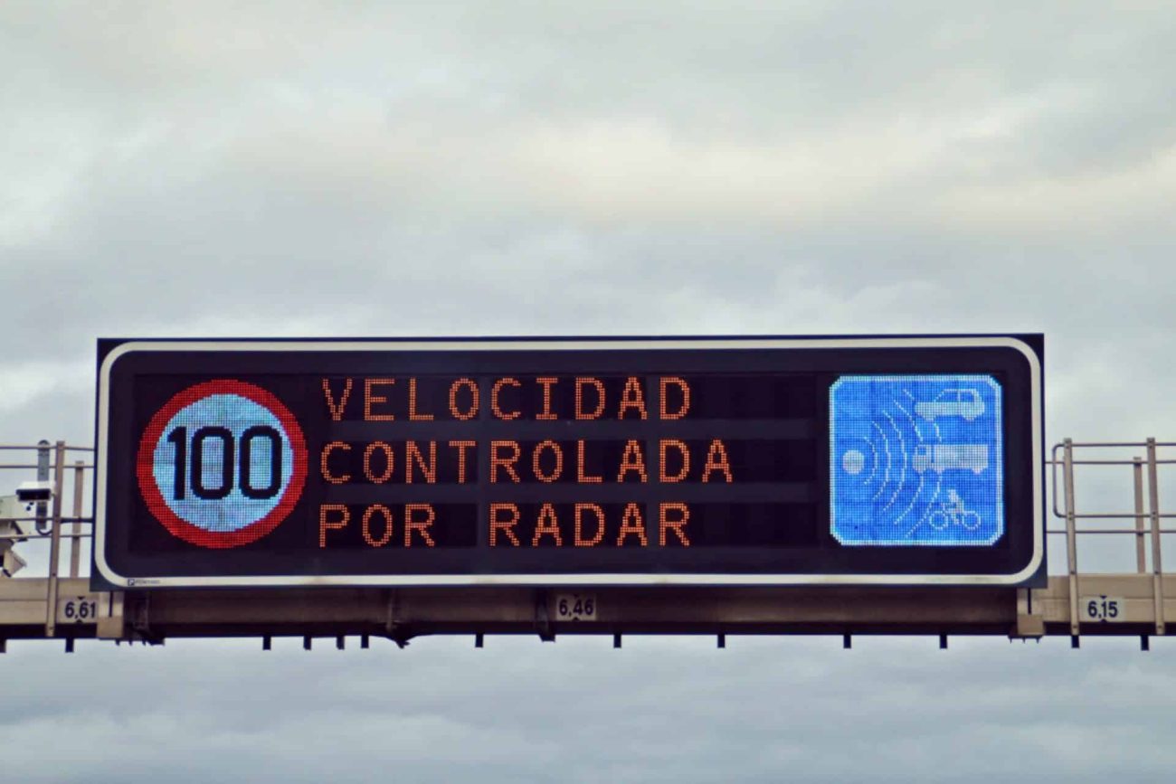 España límite de velocidad dinámico con ia