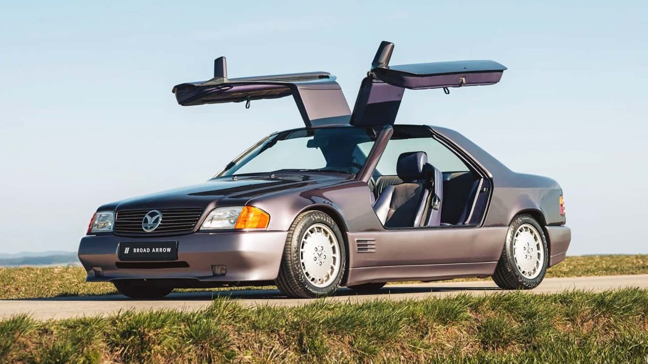 Cuando el Mercedes-Benz Coupé de los años 80 tenía alas de gaviota