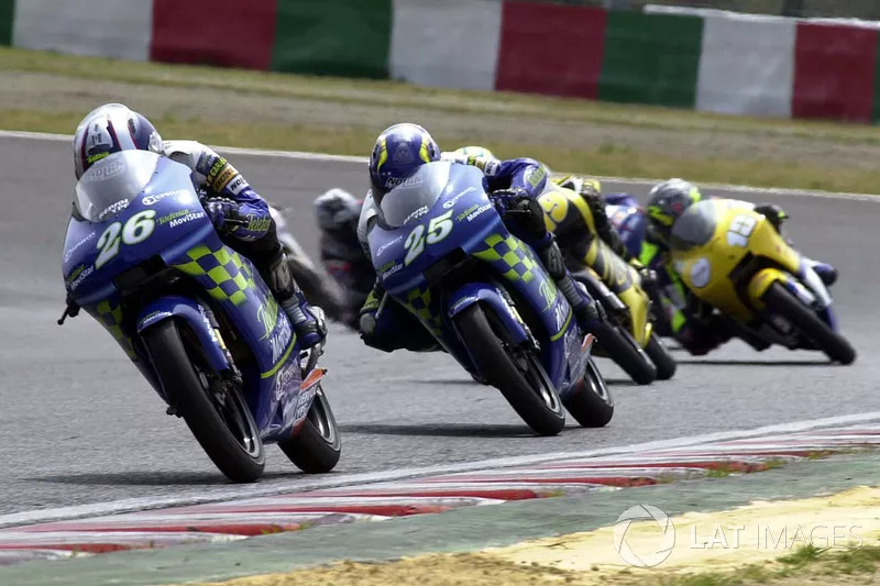 Dani Pedrosa (26) el día de su debut en Suzuka, en el GP de Japón de 2001.