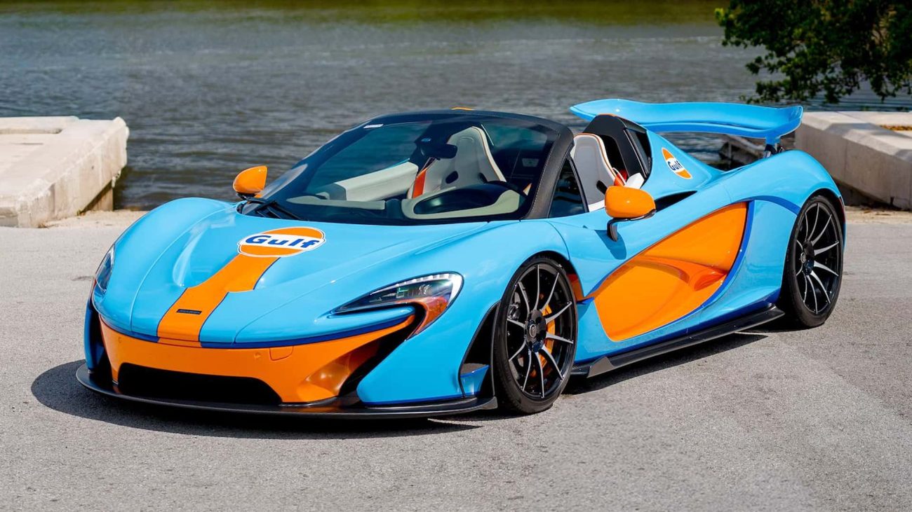 uno de los cinco McLaren P1 Spider se subasta
