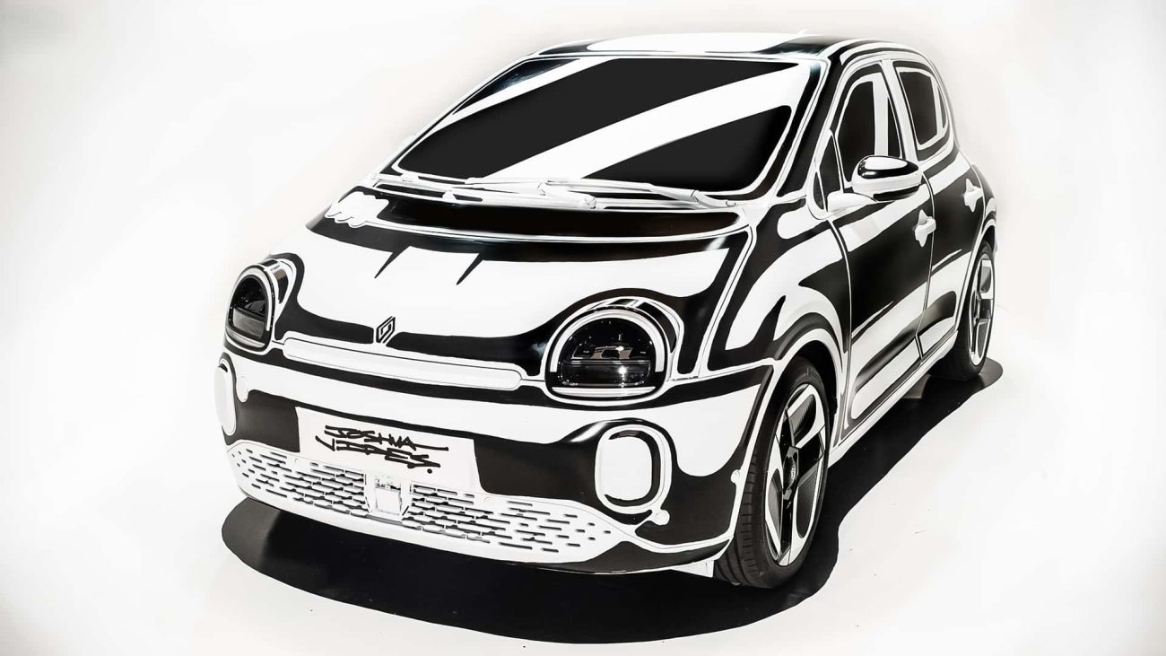 ¿Ilusión óptica? No, ¡este Renault Twingo es real!
