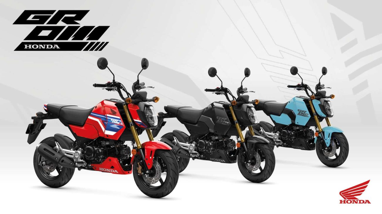 La Honda MSX125 Grom estrena tres colores