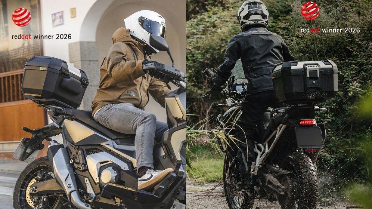 El Oscar del diseño industrial se sube a la moto: Shad suma su sexto Red Dot Award gracias a la combinación de robustez y elegancia de sus nuevos baúles Terra