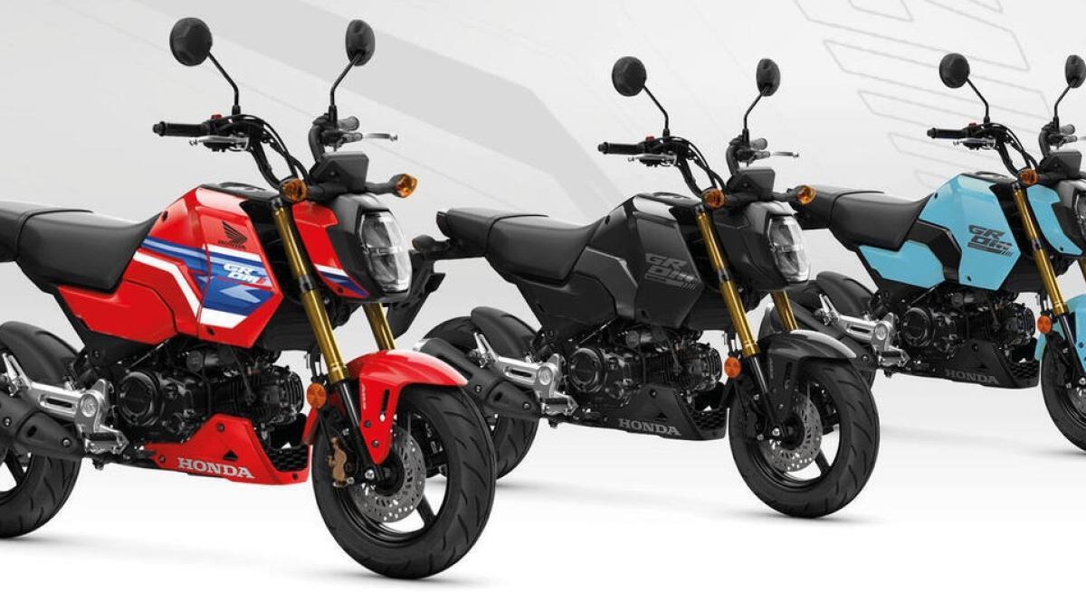 La popular moto urbana de Honda, la MSX125 Grom, llega con tres nuevos acabados