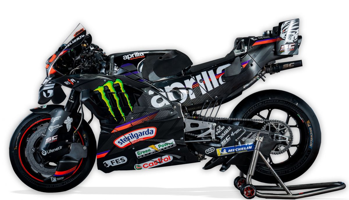Aprilia anuncia a Monster Energy como patrocinador en MotoGP