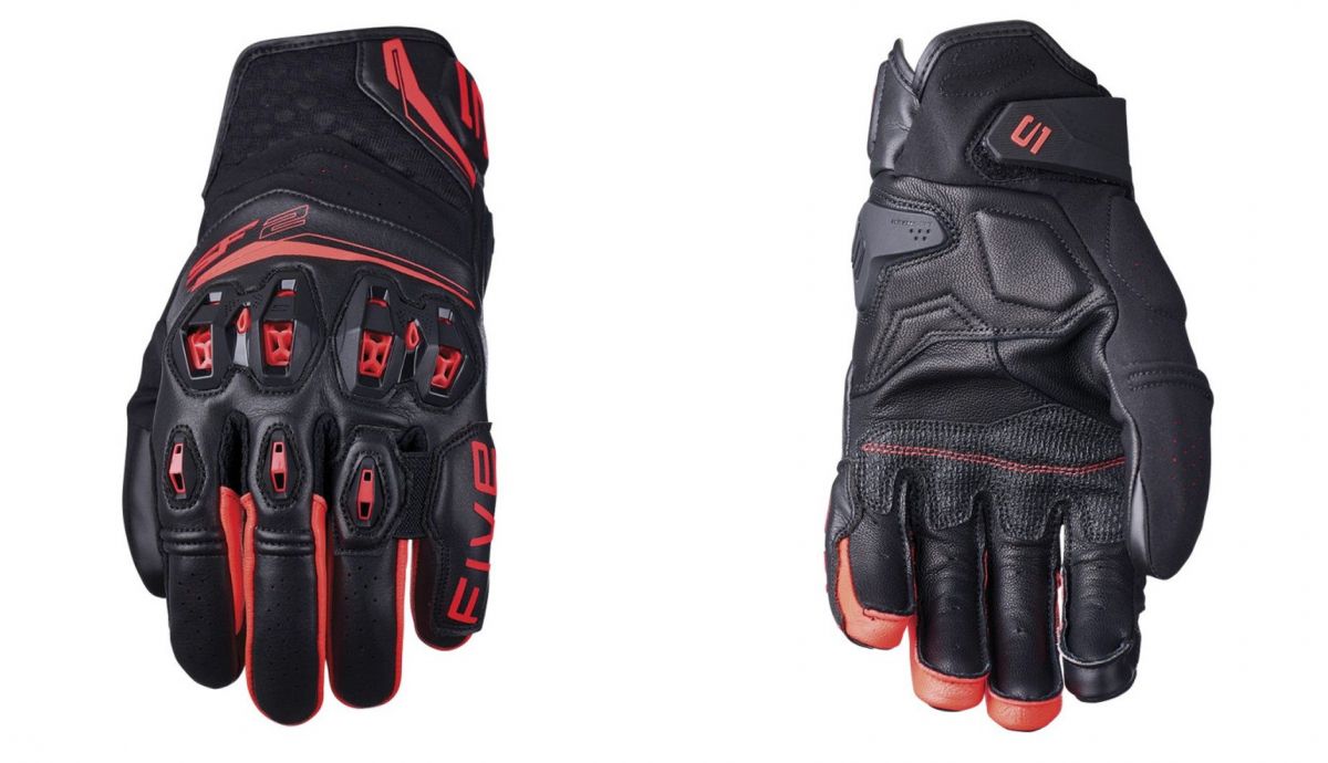 Five SF2 EVO, guantes de caña corta para motoristas