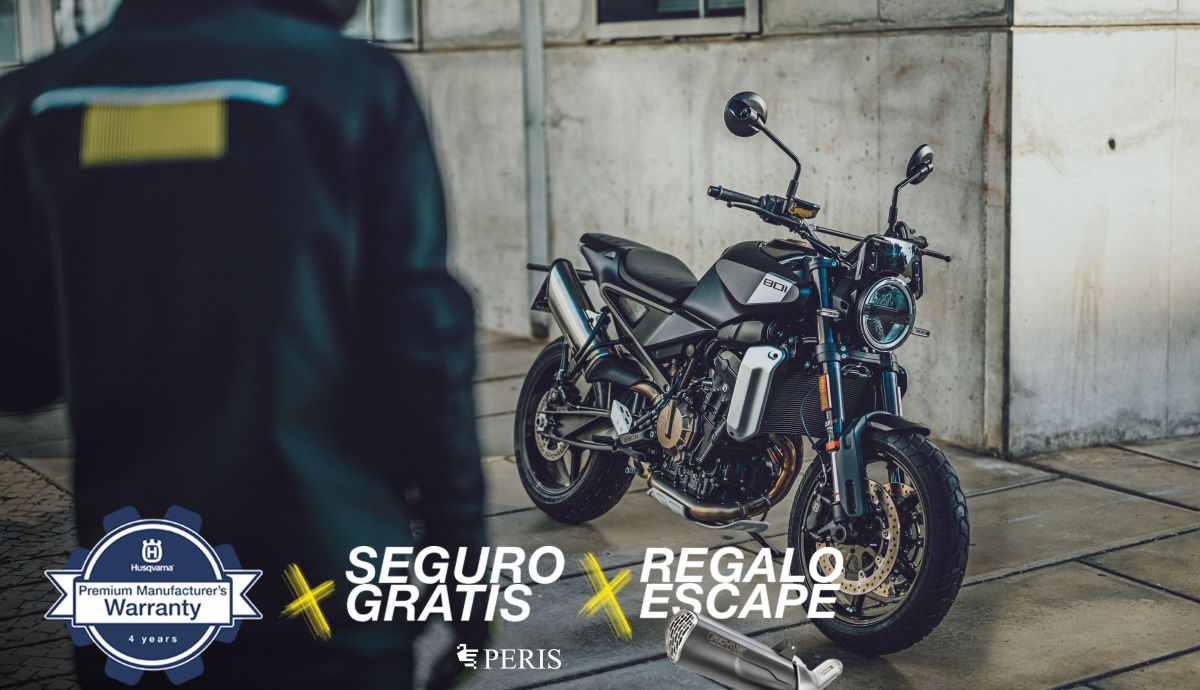Husqvarna presenta una nueva promoción con seguro y accesorios incluido ¡Te llevas un escape gratis!