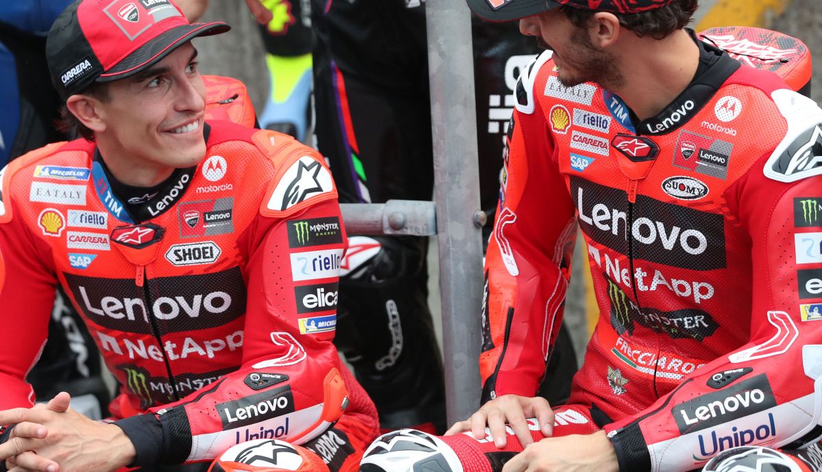 El buen rollo entre Marc Márquez y Pecco Bagnaia:...