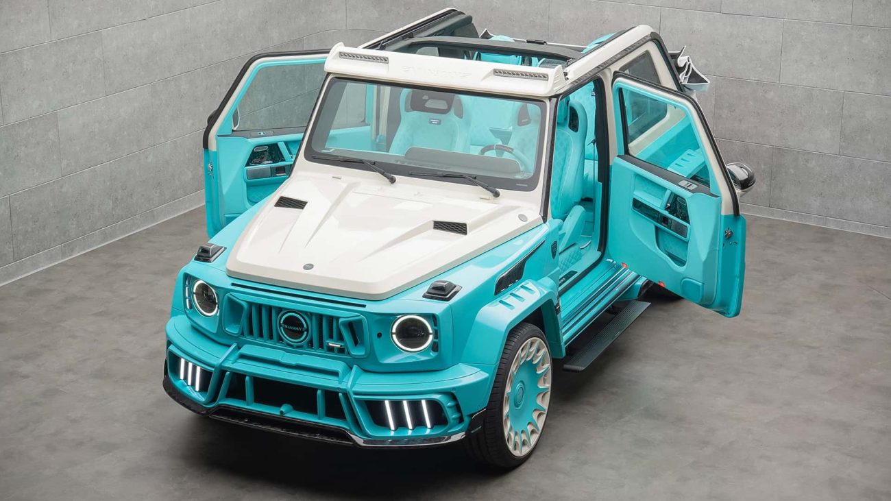 El Clase G más alucinante de la historia es de color turquesa, descapotable y tiene 820 CV