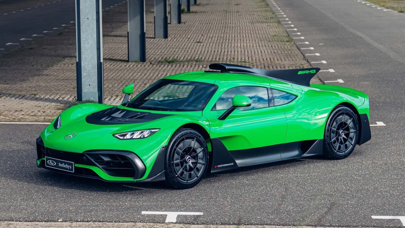 ¡No está nada mal este Mercedes-AMG ONE verde de 1.063 CV y 3 millones de euros!