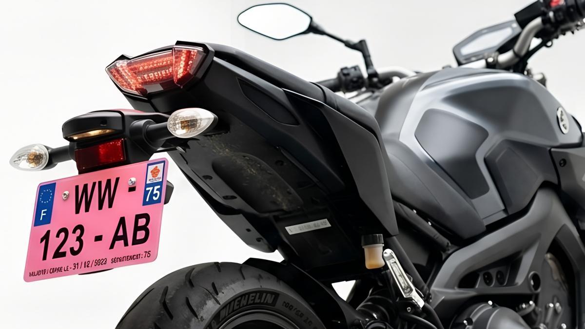 Las placas de matrícula rosas son la noticia del momento que sorprende en la carretera