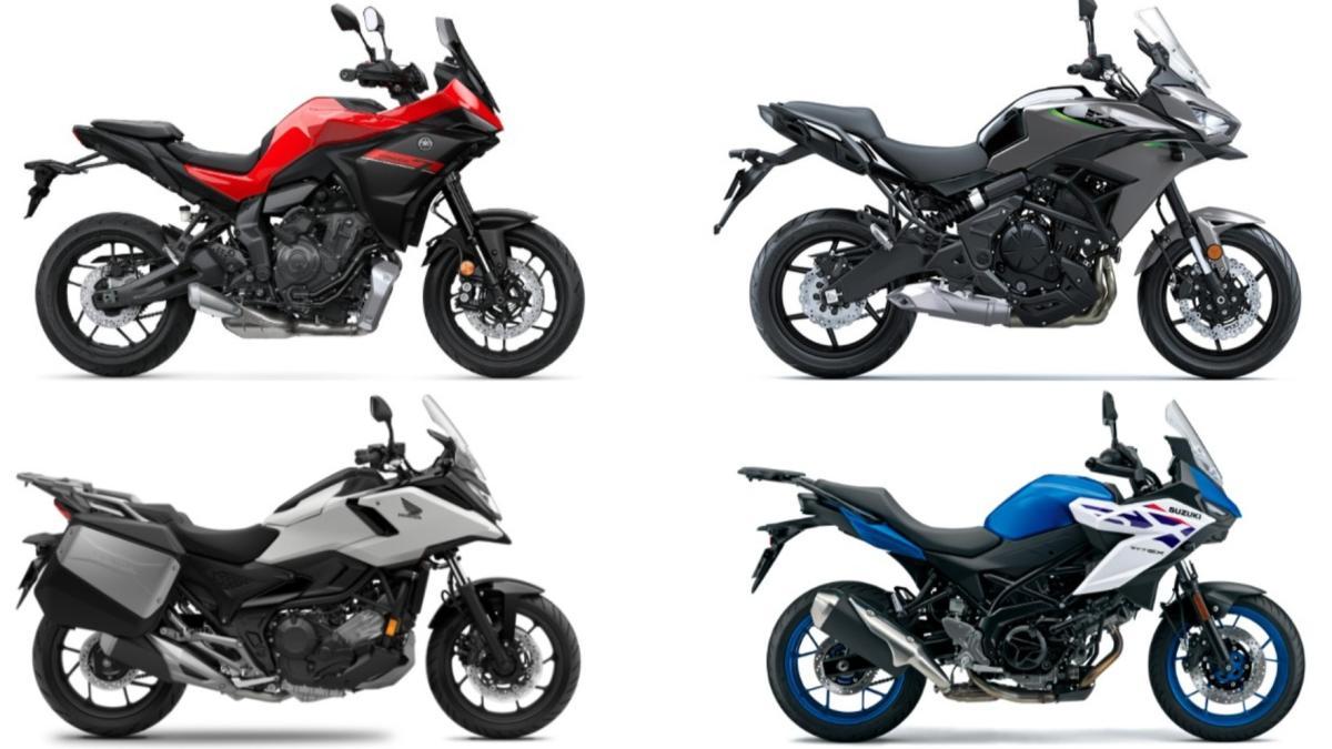 Con la llegada de la Suzuki SV-7GX, todos los fabricantes japoneses tienen una moto crossover de peso medio (y todas son buenas opciones)